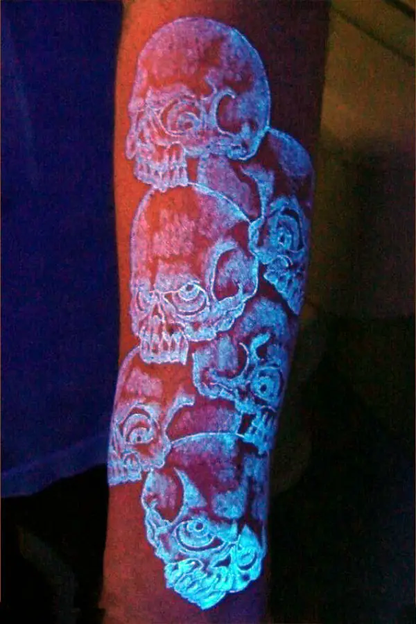 Futuristic Glow In Dark Tattoo Ideas