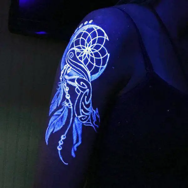 Futuristic Glow In Dark Tattoo Ideas