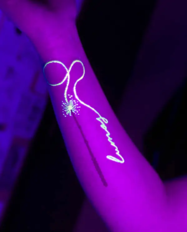 Futuristic Glow In Dark Tattoo Ideas