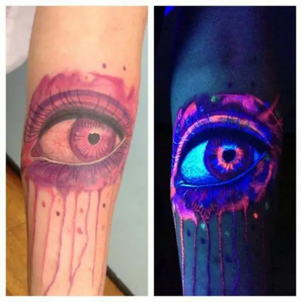 Futuristic Glow In Dark Tattoo Ideas