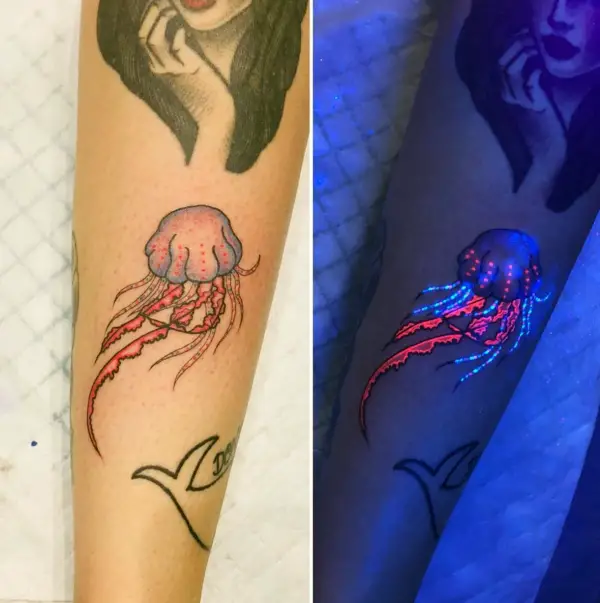 Futuristic Glow In Dark Tattoo Ideas