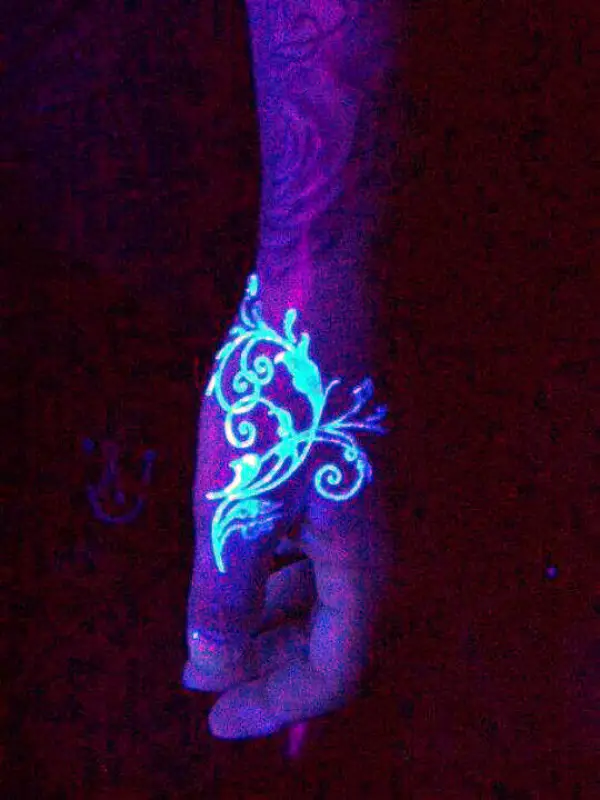 Futuristic Glow In Dark Tattoo Ideas