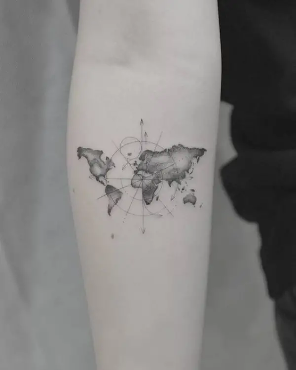 Inspiring Travel Tattoo Ideas For Wanderers