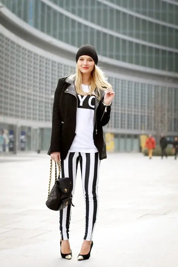 Unique Black and White Outfit Ideas For Women