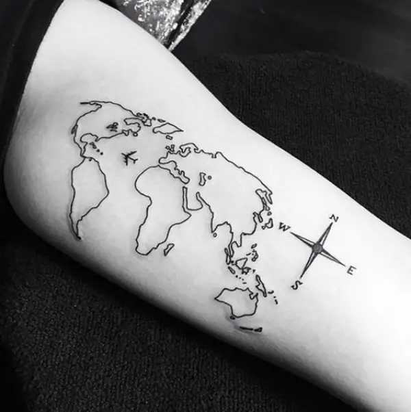 Inspiring Travel Tattoo Ideas For Wanderers