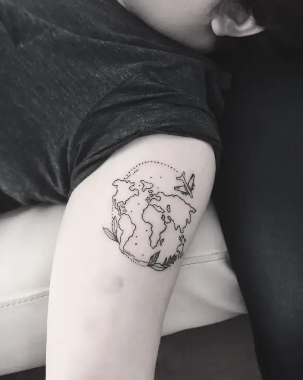 Inspiring Travel Tattoo Ideas For Wanderers