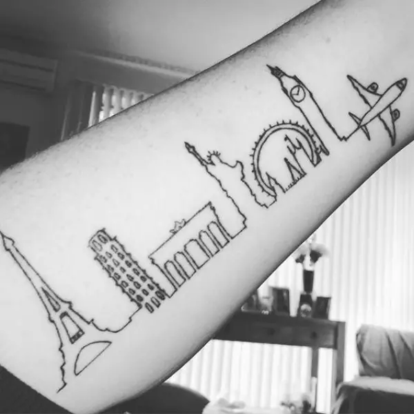 Inspiring Travel Tattoo Ideas For Wanderers