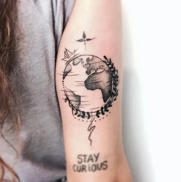 Inspiring Travel Tattoo Ideas For Wanderers