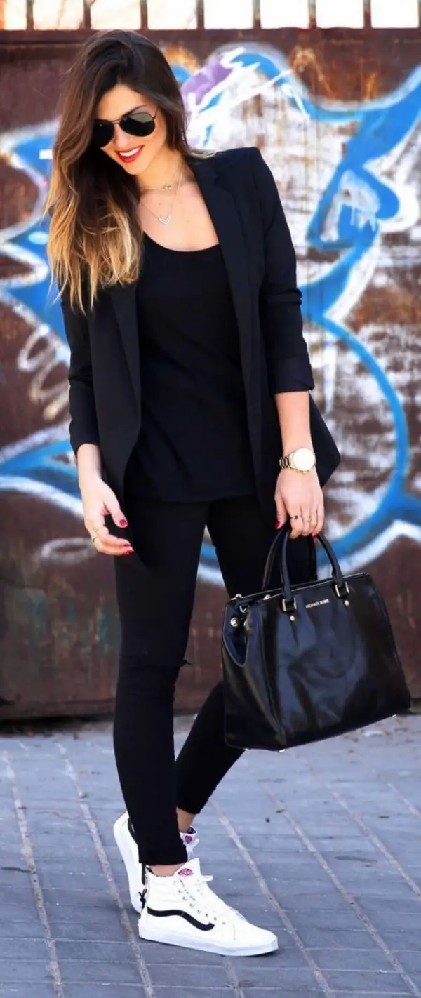 Ways to Wear Sneakers with Work Outfits