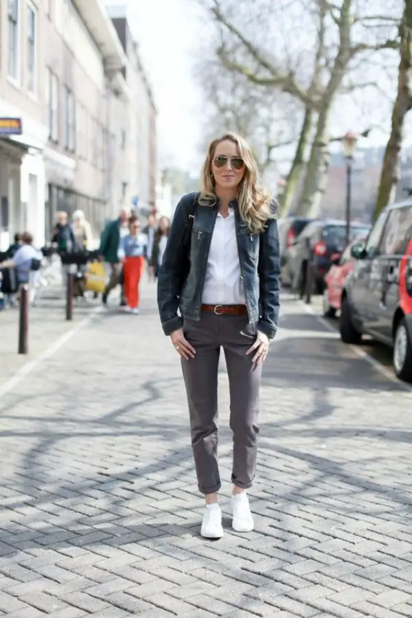 Ways to Wear Sneakers with Work Outfits