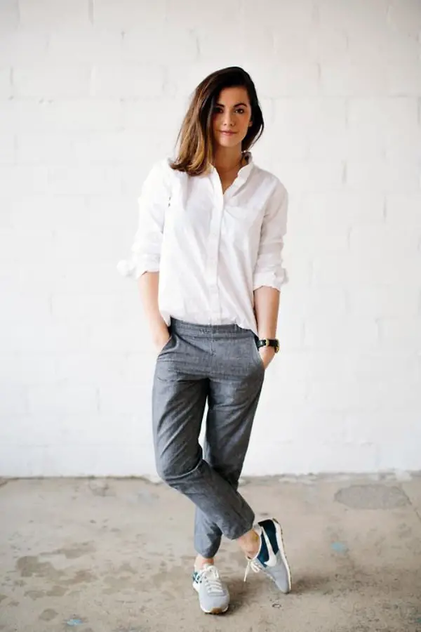 Ways to Wear Sneakers with Work Outfits