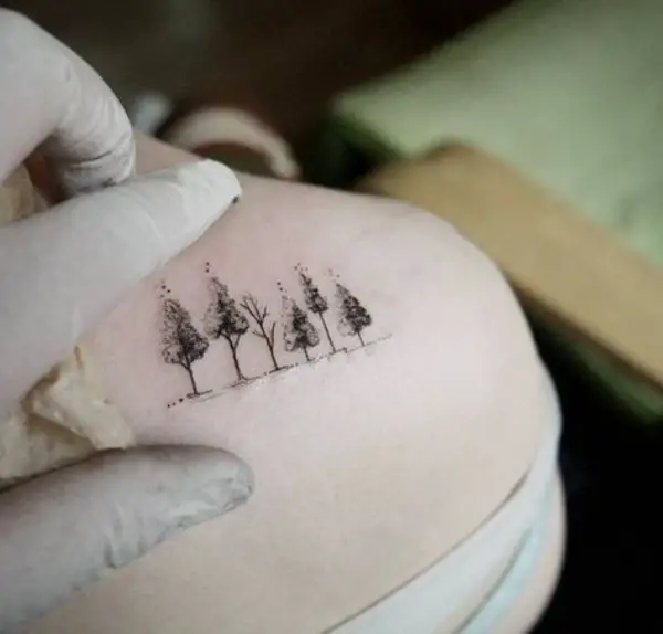 Deep-rooted Forest Tattoo Designs With Sophisticated Meaning