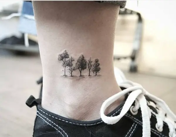 Deep-rooted Forest Tattoo Designs With Sophisticated Meaning