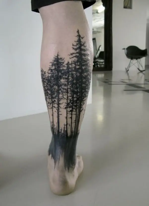 Deep-rooted Forest Tattoo Designs With Sophisticated Meaning