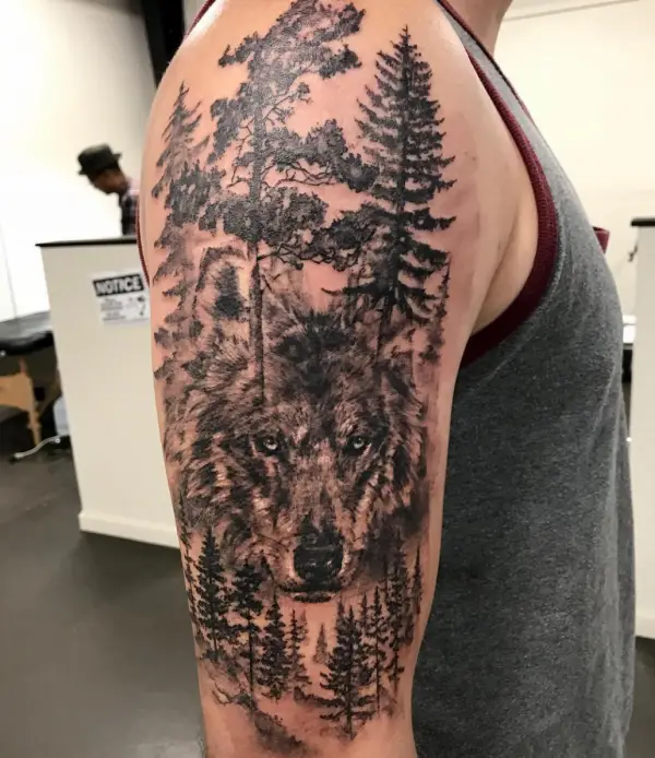 Deep-rooted Forest Tattoo Designs With Sophisticated Meaning