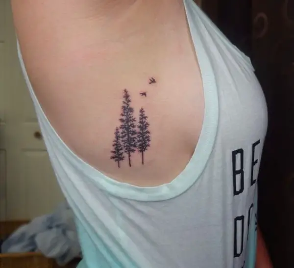 Deep-rooted Forest Tattoo Designs With Sophisticated Meaning