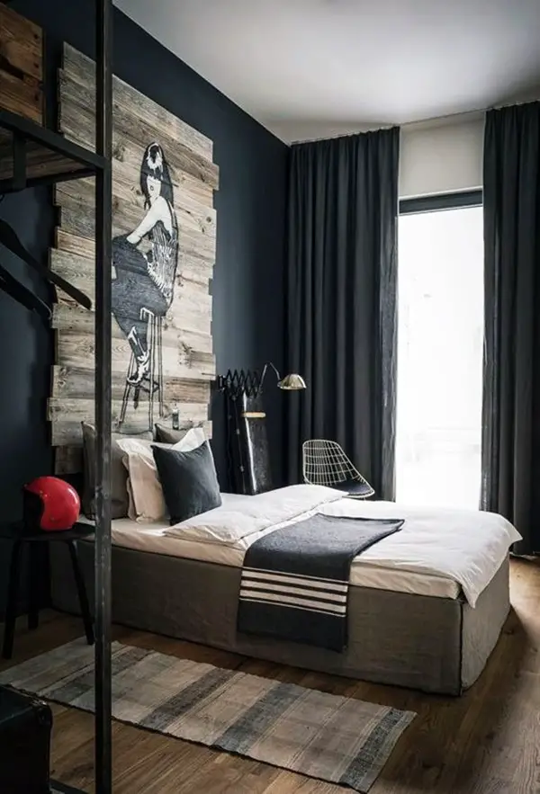 Variety Of Textures For Men'S Bedroom