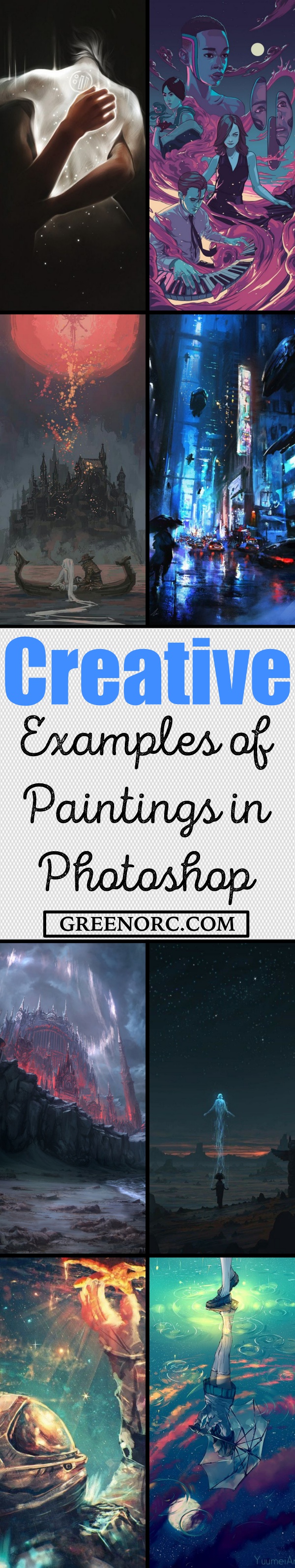 Creative Examples of Paintings in Photoshop