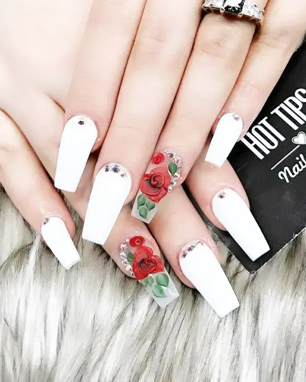 Cute Floral Nail Art Designs For This Autumn