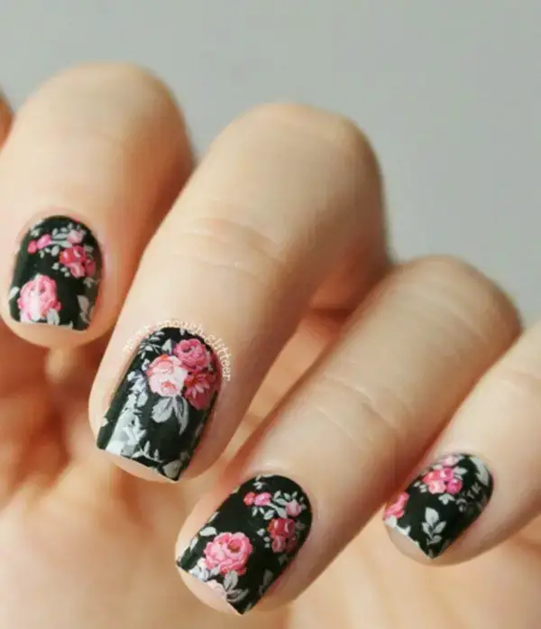 Cute Floral Nail Art Designs For This Autumn