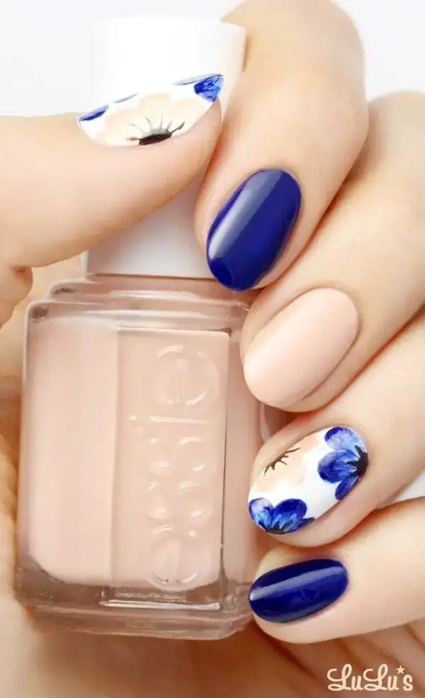 Cute Floral Nail Art Designs For This Autumn