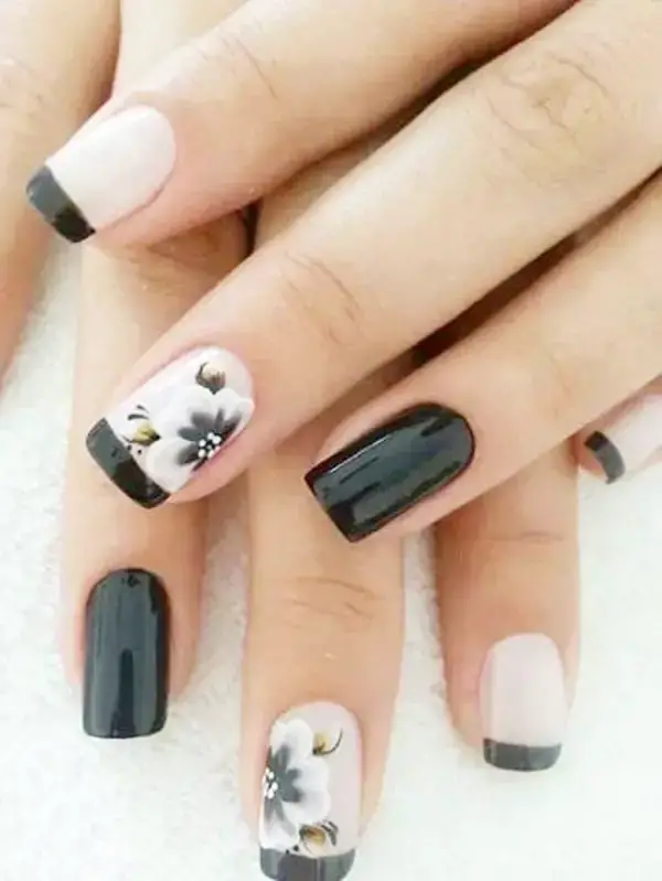 Cute Floral Nail Art Designs For This Autumn