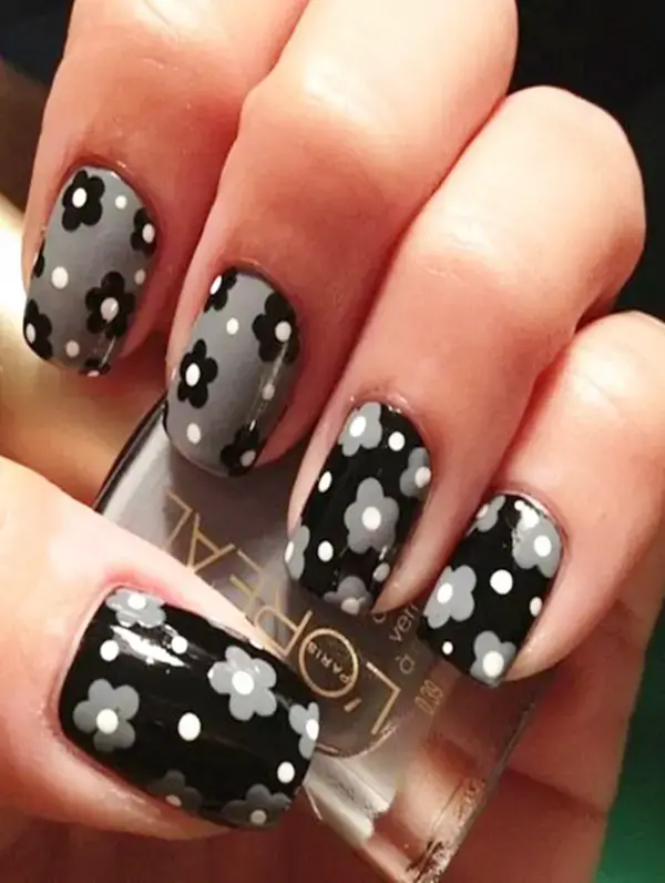 Cute Floral Nail Art Designs For This Autumn