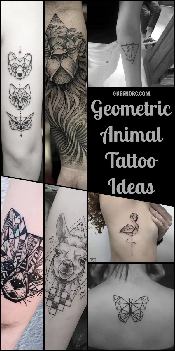 Geometric Animal Tattoo Ideas