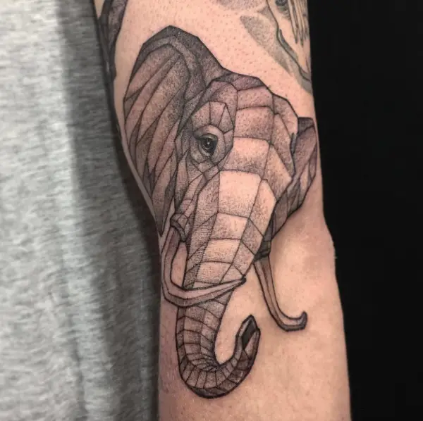 Geometric Animal Tattoo Ideas