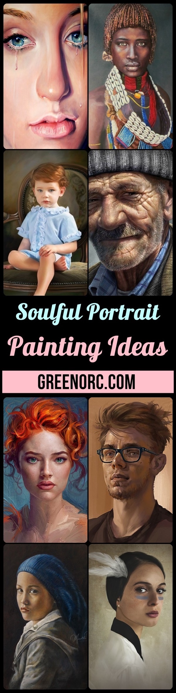 Soulful Portrait Painting Ideas
