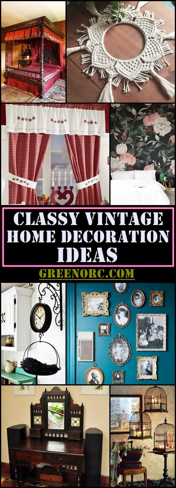 Classy Vintage Home Decoration Ideas