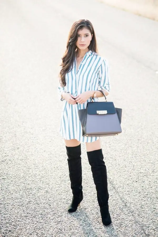Cozy Knee High Boots Outfits to Copy ASAP