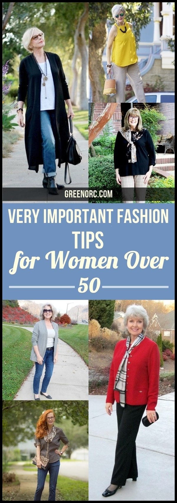 15 Very Important Fashion Tips for Women Over 50 - Greenorc