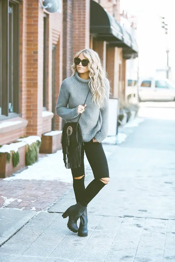 Comfy and Chic Winter Outfit Ideas 2018