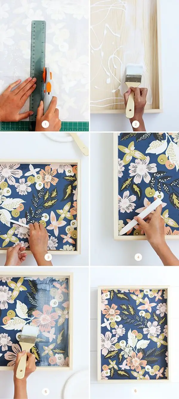 Diy home Decor Ideas Using Decorative Paper