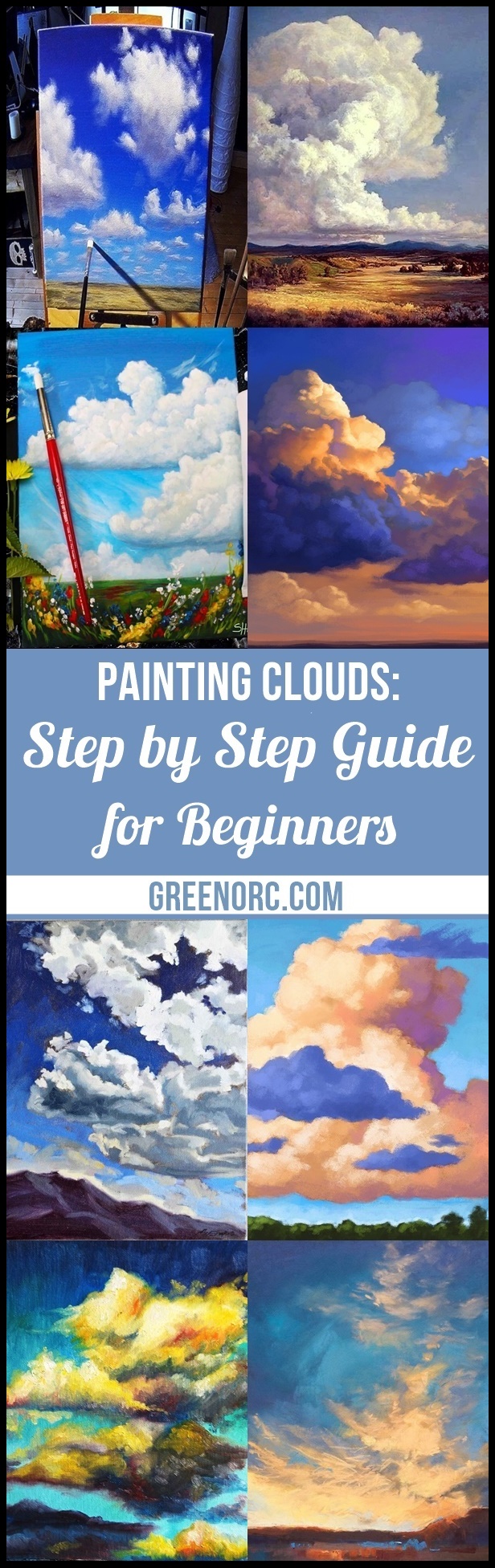 Painting Clouds: Step by Step Guide for Beginners