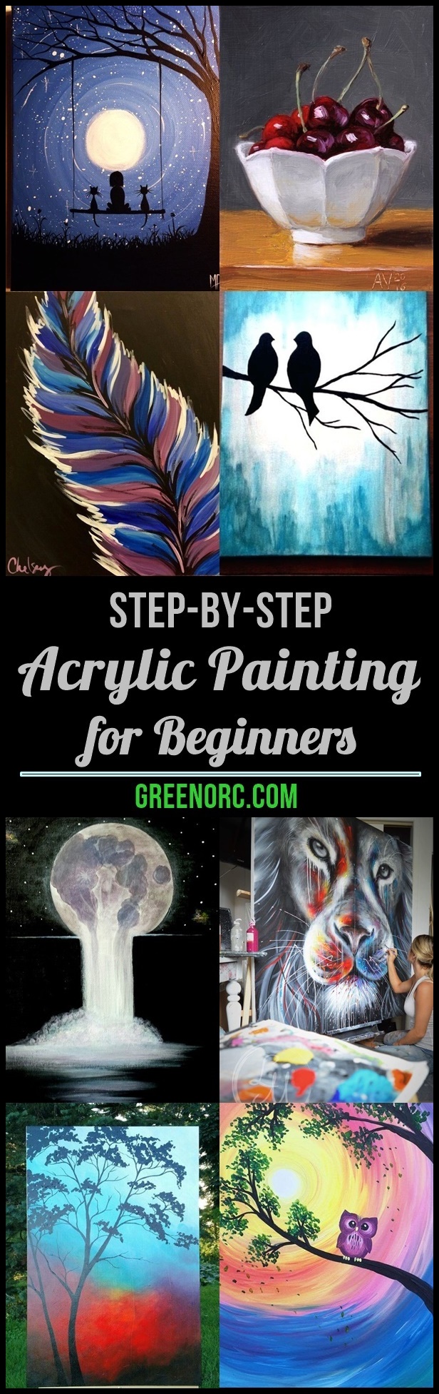 Step-by-Step Acrylic Painting for Beginners