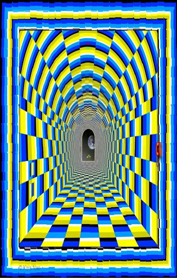 Hallucinating Abstract Illusion Paintings