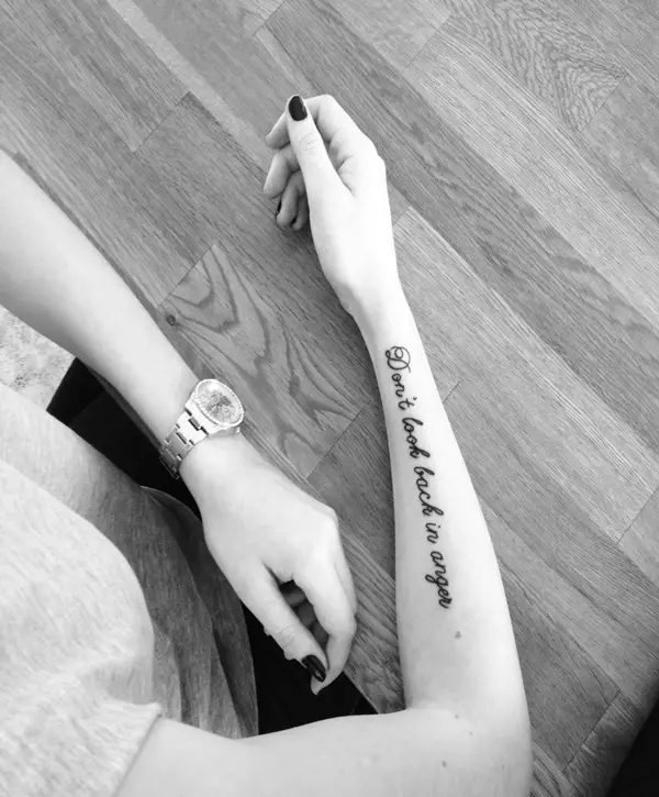 Song Lyric Tattoos That Will Inspire Your Music-Loving Soul