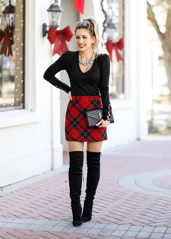 25 Plaid Skirt Outfit Ideas To Copy Right Now - Greenorc