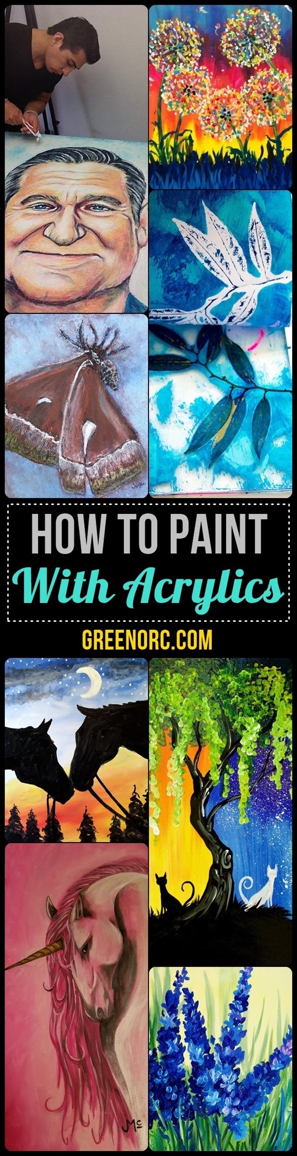 How To Paint With Acrylics