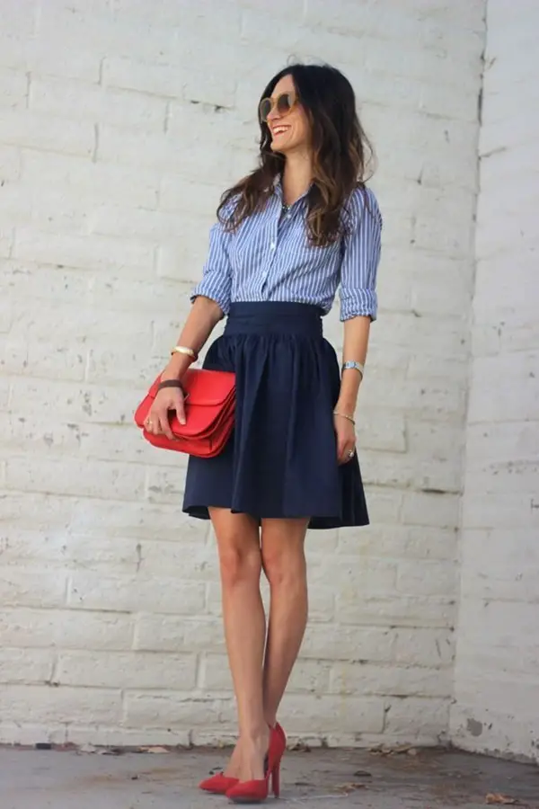 Nerdy-Chic Work Outfit Ideas