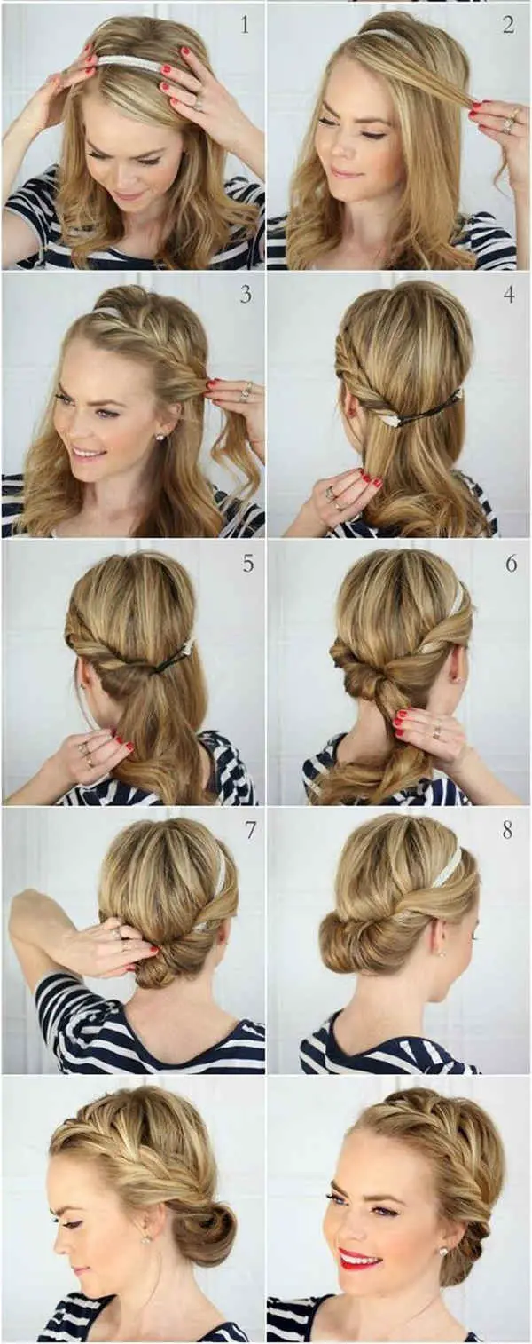 12 simple office hairstyles you have to try #Hairstyles #office  #Simple#BeautyBlog #MakeupOfTheDay #… | Simple wedding hairstyles, Long  hair styles, Diy hairstyles