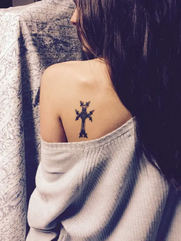 52 Feminine Classy Cross Tattoos  Tattoo Designs