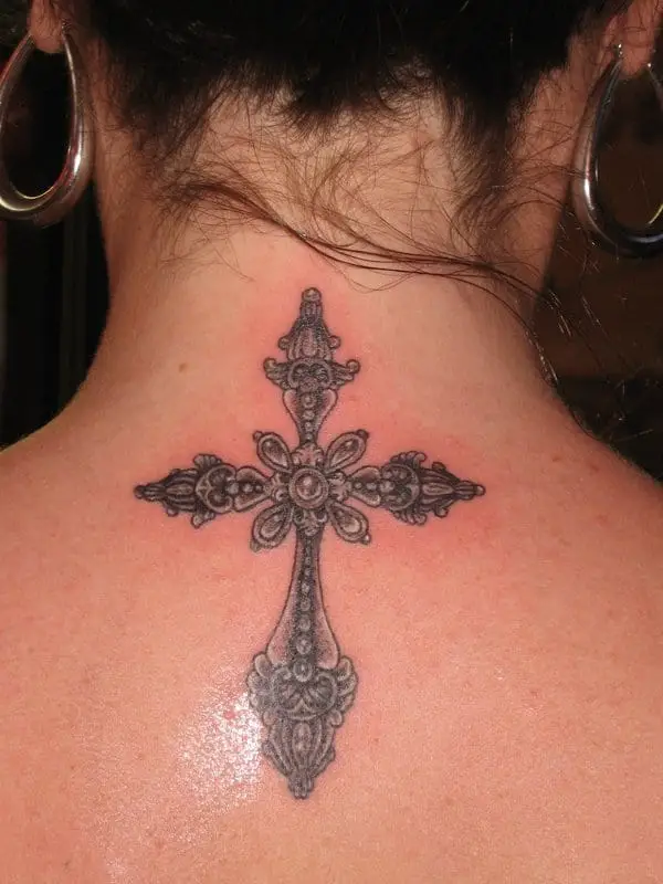 20 Of The Best Cross Tattoos For Women Youll See Today  Psycho Tats