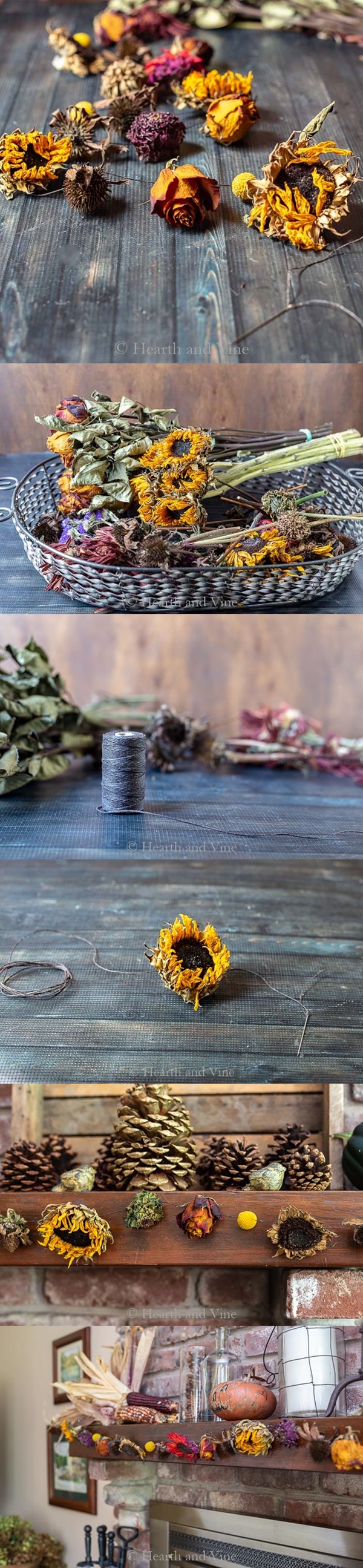 DIY Dried And Pressed Flower Home Decorations