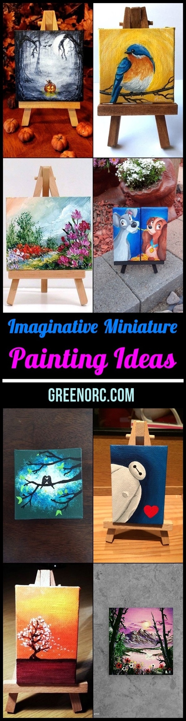 Imaginative Miniature Painting Ideas