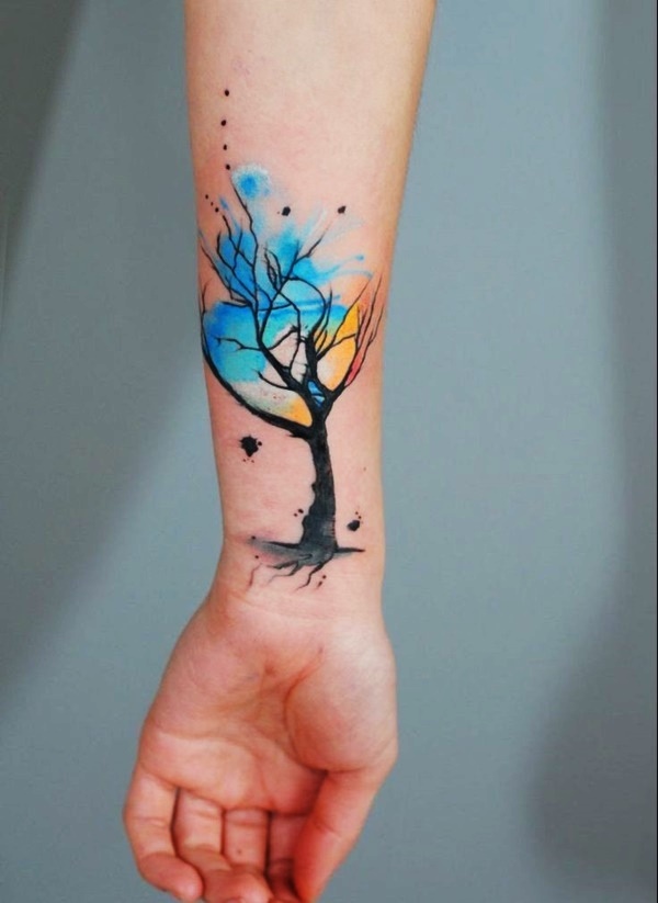 Watercolor Tattoos - Know More About Them - Greenorc