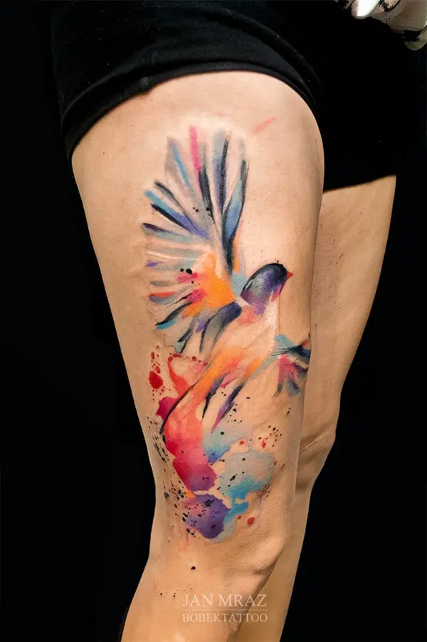 Watercolor Tattoos - Know More About Them - Greenorc
