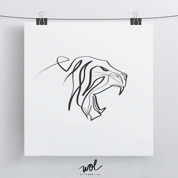 How To Draw An Animal With Single Line - Greenorc